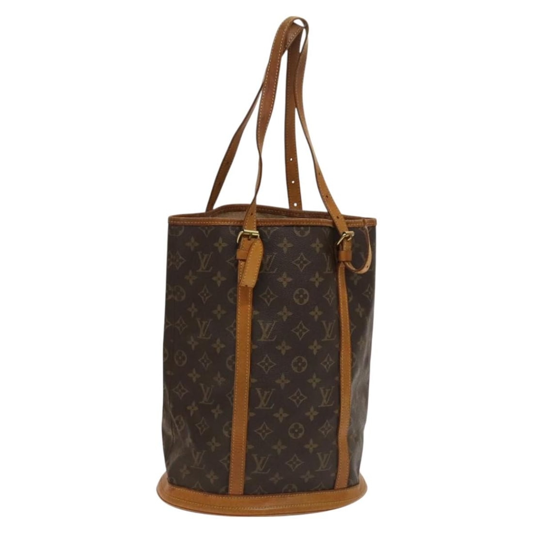 LOUIS VUITTON Monogram Bucket GM Shoulder Bag M42236 Made in France: LOUIS VUITTON Monogram Bucket GM Shoulder Bag M42236 Made in France This Louis Vuitton Monogram Bucket GM Shoulder Bag is an iconic piece crafted from durable Monogram Canvas, making it both stylish