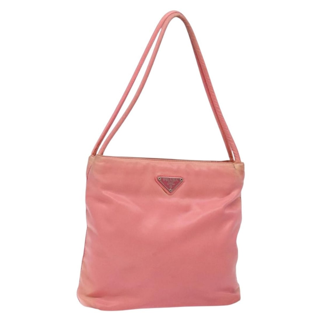PRADA Pink Gold Nylon Tote Bag Made in Italy Auth 135667 (1 of 18)