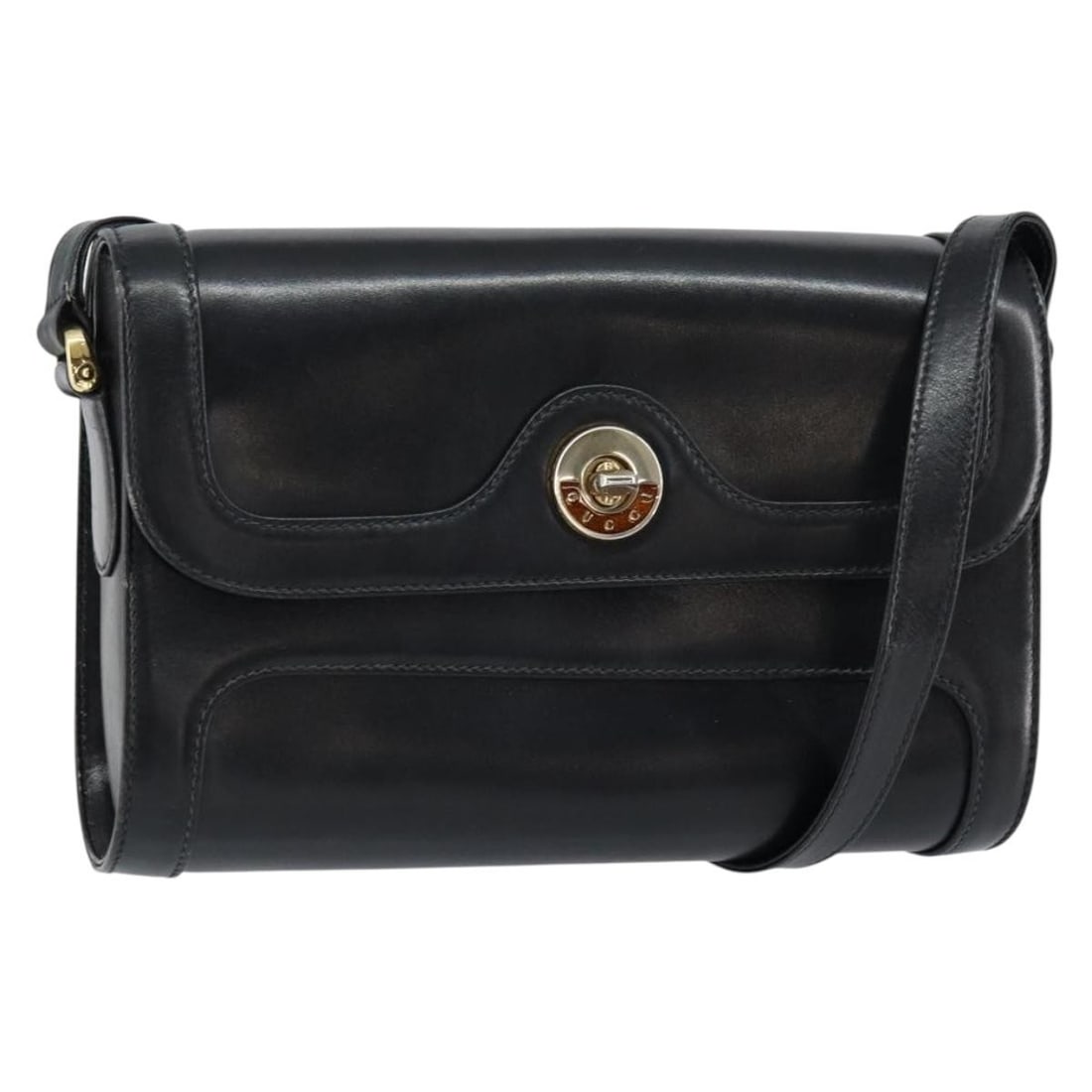 GUCCI Black Gold Leather Shoulder Bag 001 256 1161 Authentic: GUCCI Black Gold Leather Shoulder Bag 001 256 1161 Authentic This authentic GUCCI shoulder bag combines elegance with practicality. Crafted in Italy, the bag features a luxurious leather exterior in a