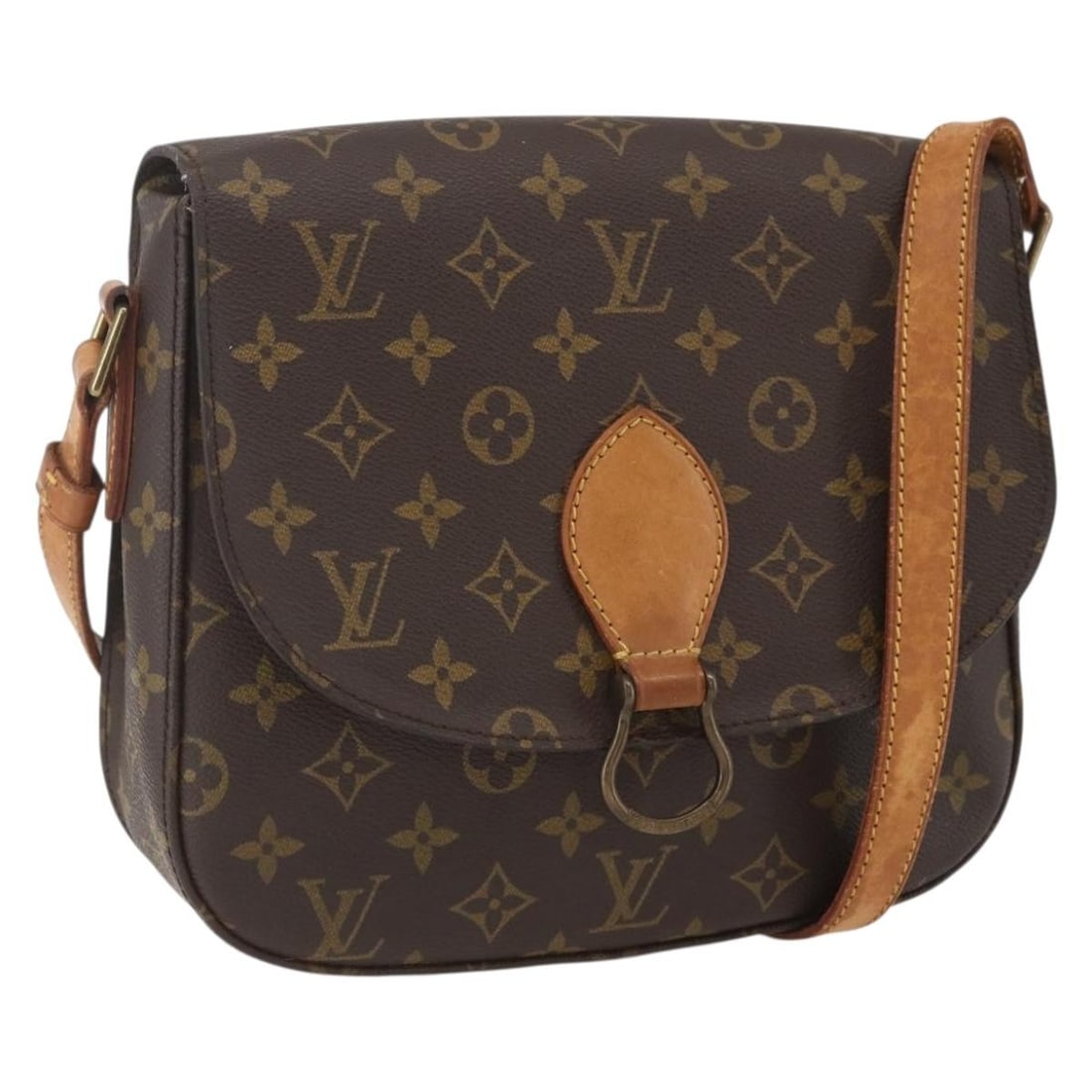 LOUIS VUITTON Monogram Saint Cloud GM Shoulder Bag M51242 Auth: LOUIS VUITTON Monogram Saint Cloud GM Shoulder Bag M51242 Auth This Louis Vuitton Monogram Saint Cloud GM Shoulder Bag (M51242) is a stylish accessory crafted from durable Monogram Canvas, showcasing