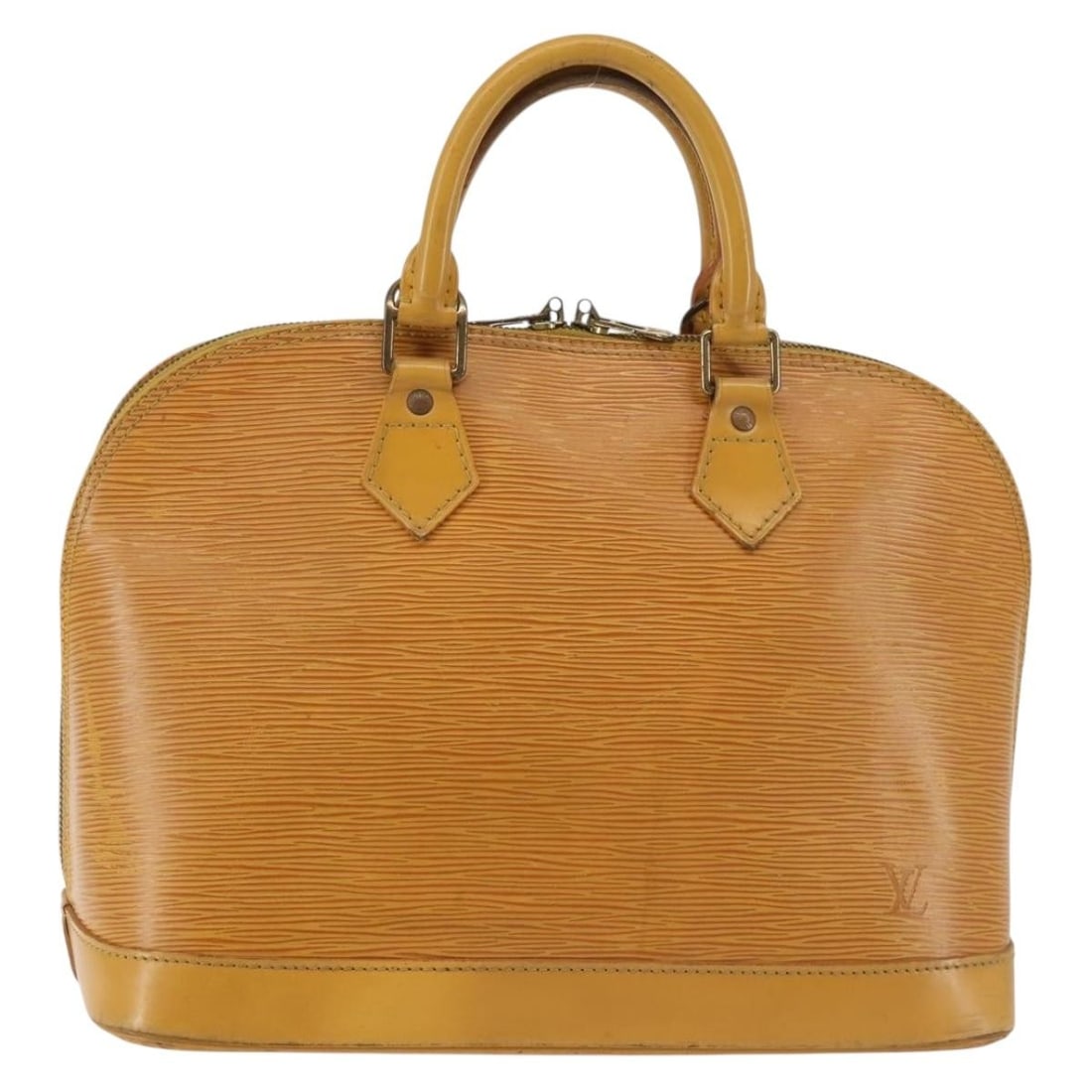 LOUIS VUITTON Epi Alma Hand Bag Yellow M52149 Made in France (1 of 18)