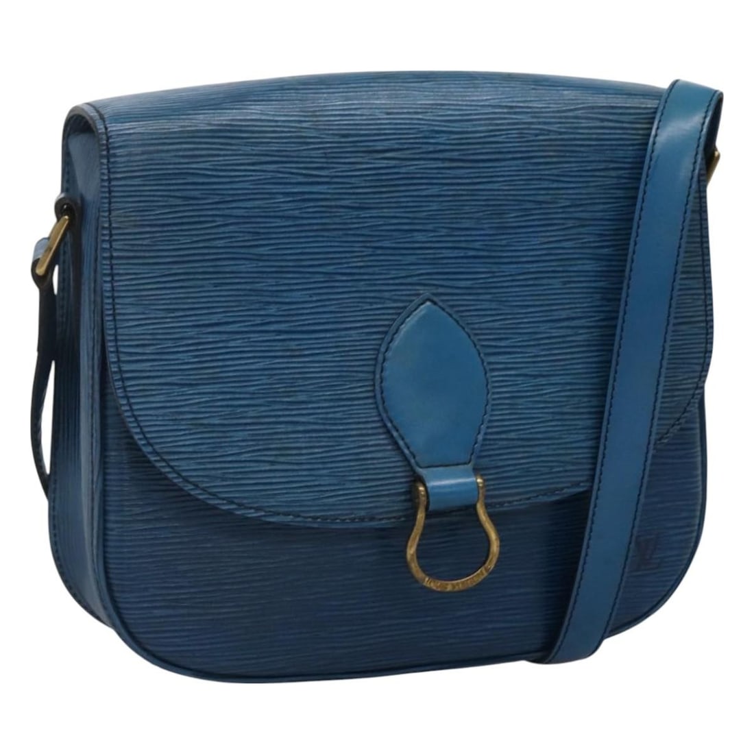 LOUIS VUITTON Epi Saint Cloud GM Shoulder Bag Toledo Blue M52195: LOUIS VUITTON Epi Saint Cloud GM Shoulder Bag Toledo Blue M52195 Introducing the LOUIS VUITTON Epi Saint Cloud GM Shoulder Bag in a striking Toledo Blue. Crafted from durable Epi leather, this stylish