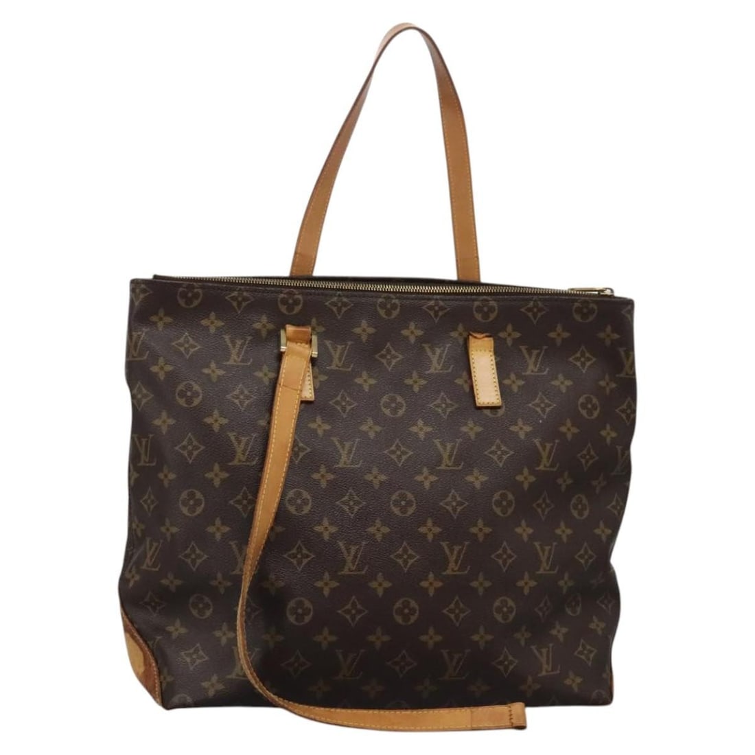 LOUIS VUITTON Monogram Cabas Mezzo Tote Bag M51151 Auth France (1 of 18)