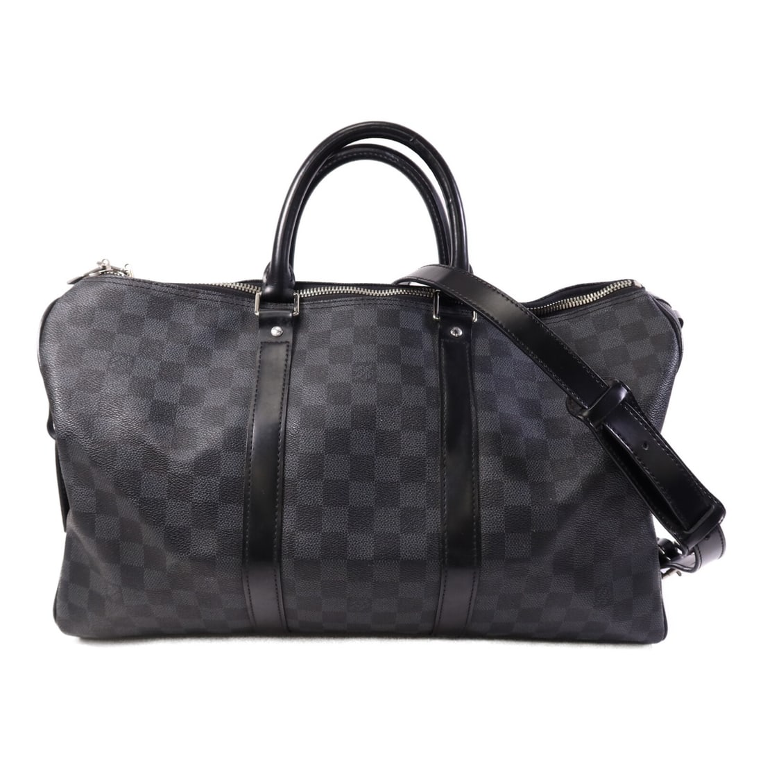 Louis Vuitton Damier Graphite Keepall 45 Bandouliere Shoulder Bag N41418 (1 of 18)