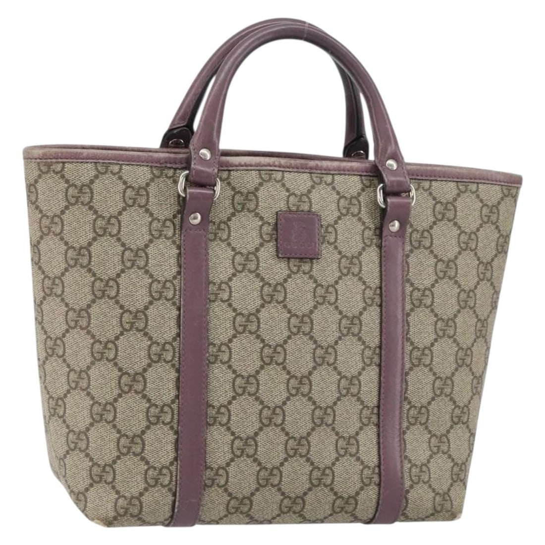 GUCCI Micro GG Supreme Hand Bag PVC Beige Silver 297557 Authentic: GUCCI Micro GG Supreme Hand Bag PVC Beige Silver 297557 Authentic This GUCCI Micro GG Supreme Hand Bag showcases a stylish and sophisticated design, perfect for adding a touch of luxury to your everyd