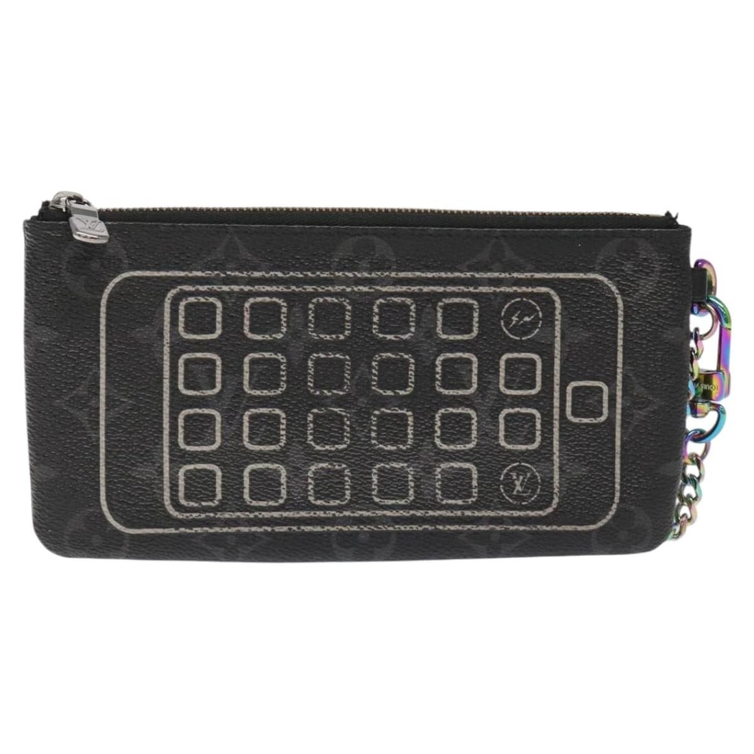 LOUIS VUITTON Monogram Eclipse iPhone Case M64433 Auth Spain - 13