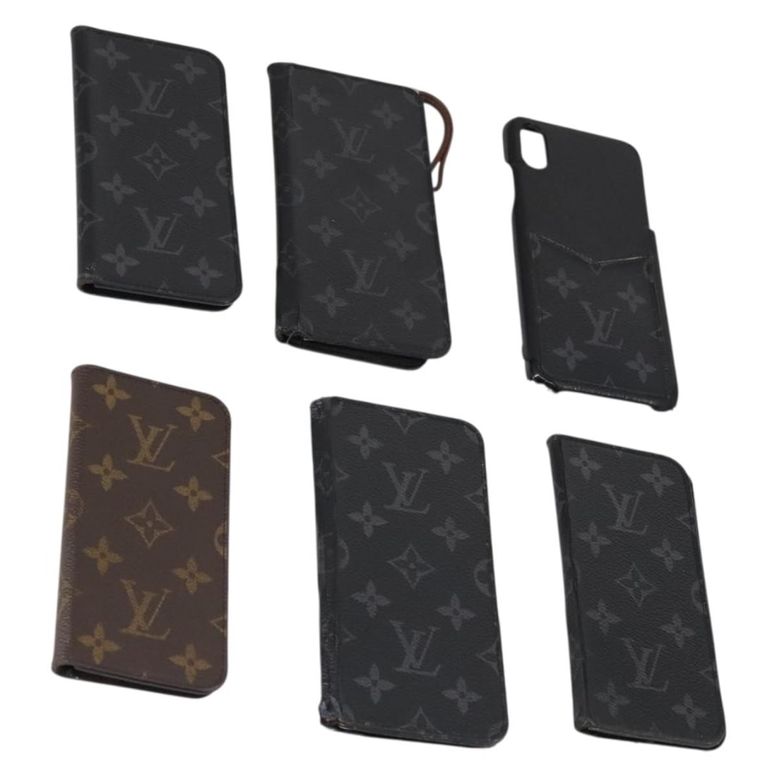 LOUIS VUITTON Monogram Eclipse iPhone Case Set LV Auth (1 of 11)