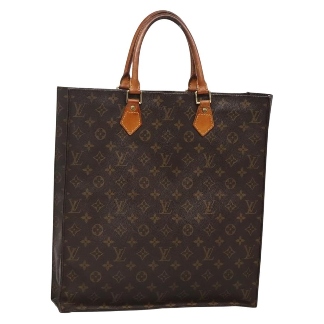 LOUIS VUITTON Monogram Sac Plat Hand Bag M51140 Authentic France: LOUIS VUITTON Monogram Sac Plat Hand Bag M51140 Authentic France This authentic LOUIS VUITTON Monogram Sac Plat Hand Bag (M51140) is a classic addition to any luxury collection. Crafted from durable M