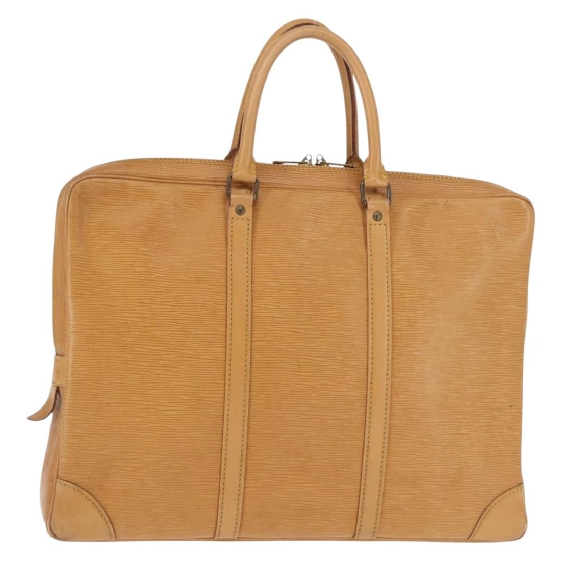 LOUIS VUITTON Epi Porte Documents Voyage Business Bag Beige M54476 Auth: LOUIS VUITTON Epi Porte Documents Voyage Business Bag Beige M54476 Auth This Louis Vuitton Epi Porte Documents Voyage Business Bag in Beige is a stylish and functional accessory for professionals. Cra