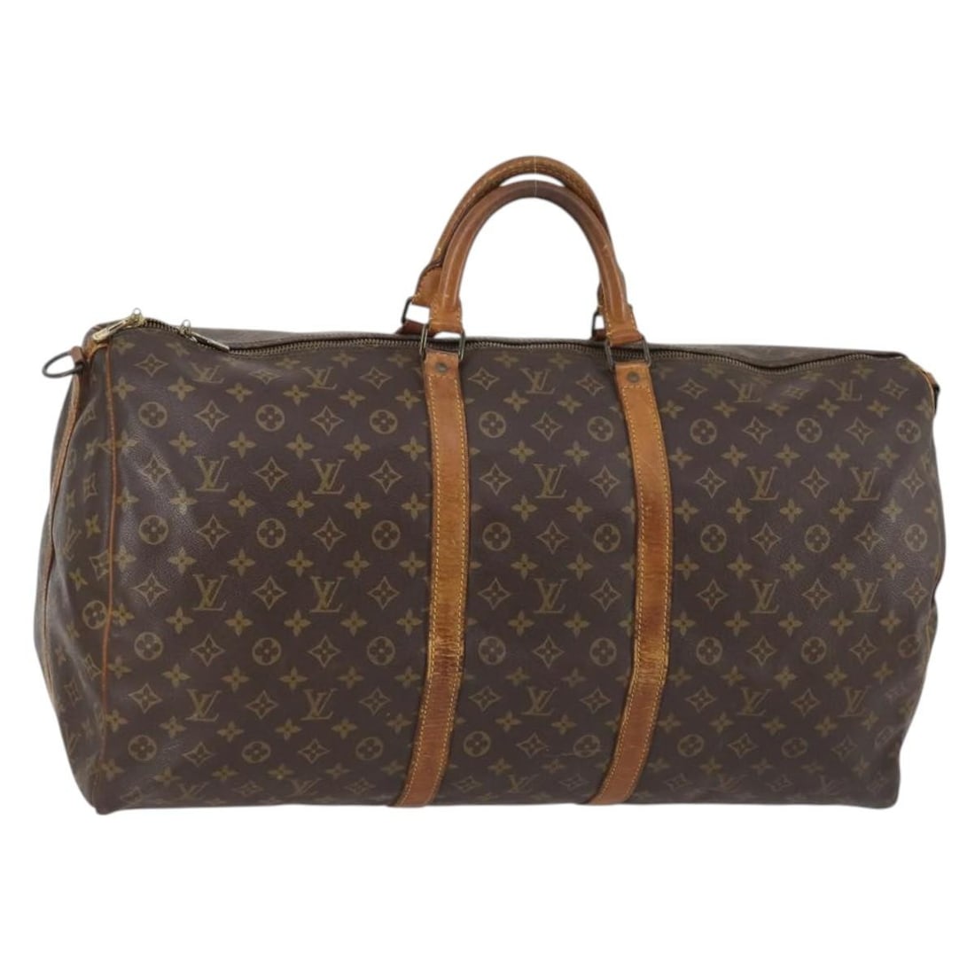 LOUIS VUITTON Monogram Keepall Bandouliere 60 Bag M41412 Auth USA (1 of 18)