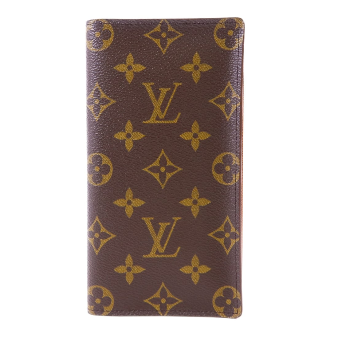 Louis Vuitton Monogram Porte Valeurs Cartes Long Brown Bifold Wallet M60825 (1 of 18)