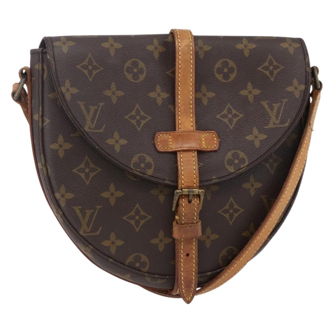 LOUIS VUITTON Monogram Chantilly MM Shoulder Bag M51233 Auth France: LOUIS VUITTON Monogram Chantilly MM Shoulder Bag M51233 Auth France Introducing the LOUIS VUITTON Monogram Chantilly MM Shoulder Bag, a stylish and functional accessory crafted in France. This shoulde