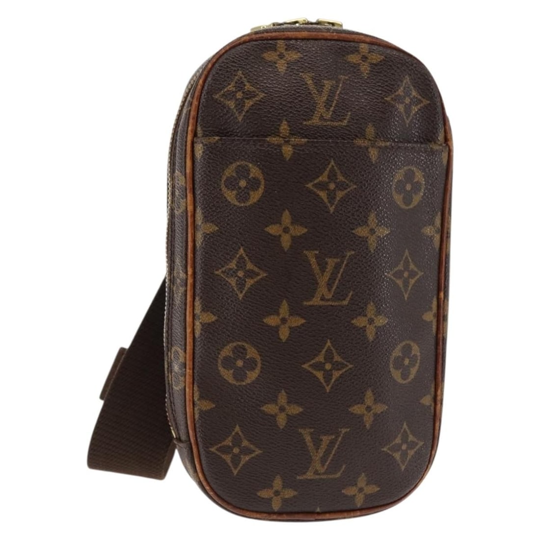 LOUIS VUITTON Monogram Pochette Gange Shoulder Bag M51870 Auth: LOUIS VUITTON Monogram Pochette Gange Shoulder Bag M51870 Auth This authentic LOUIS VUITTON Monogram Pochette Gange Shoulder Bag (M51870) is a stylish accessory crafted from durable Monogram Canvas. T