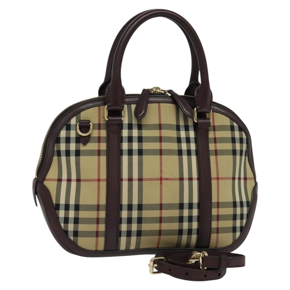 BURBERRY Nova Check Beige Canvas Hand Bag 2way Made in Italy: BURBERRY Nova Check Beige Canvas Hand Bag 2way Made in Italy This authentic Burberry Nova Check Hand Bag is a stylish blend of functionality and luxury. Crafted in Italy, this beige canvas handbag fea