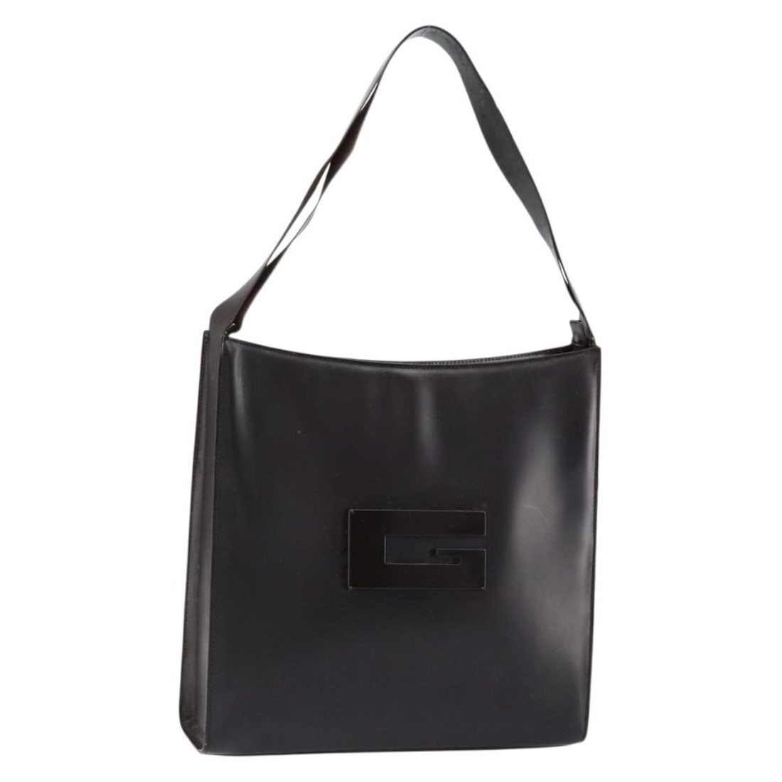 GUCCI Brown Leather Shoulder Bag with Silver Accents Authentic: GUCCI Brown Leather Shoulder Bag with Silver Accents Authentic This GUCCI Shoulder Bag is a luxurious accessory crafted in Italy from high-quality brown leather, complemented by silver accents. Design