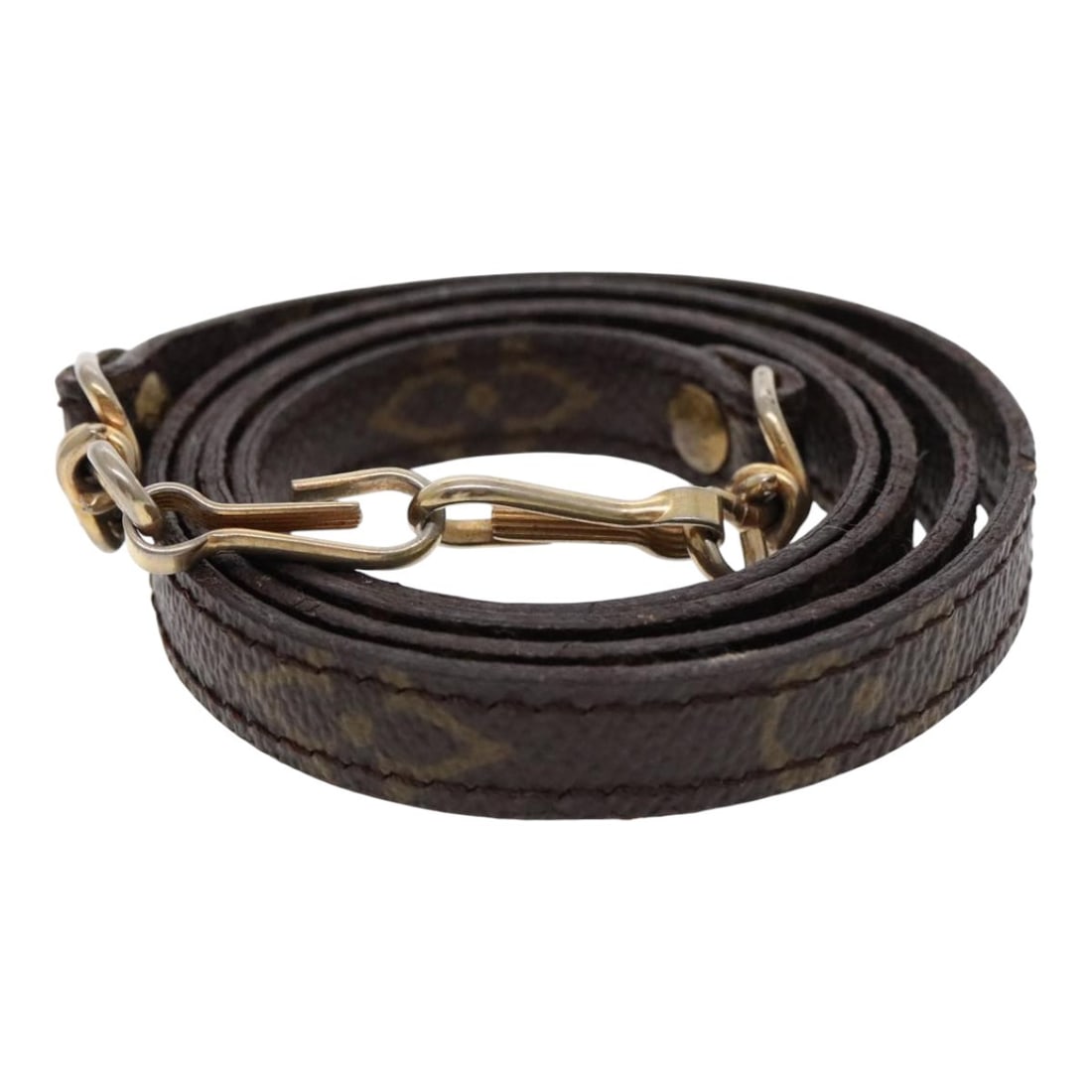 Vintage Monogram Canvas Shoulder Strap by Louis Vuitton 34.3 Inch: Vintage Monogram Canvas Shoulder Strap by Louis Vuitton 34.3 Inch This is a vintage Louis Vuitton monogram shoulder strap crafted from the brand's signature monogram canvas. The strap measures approxi