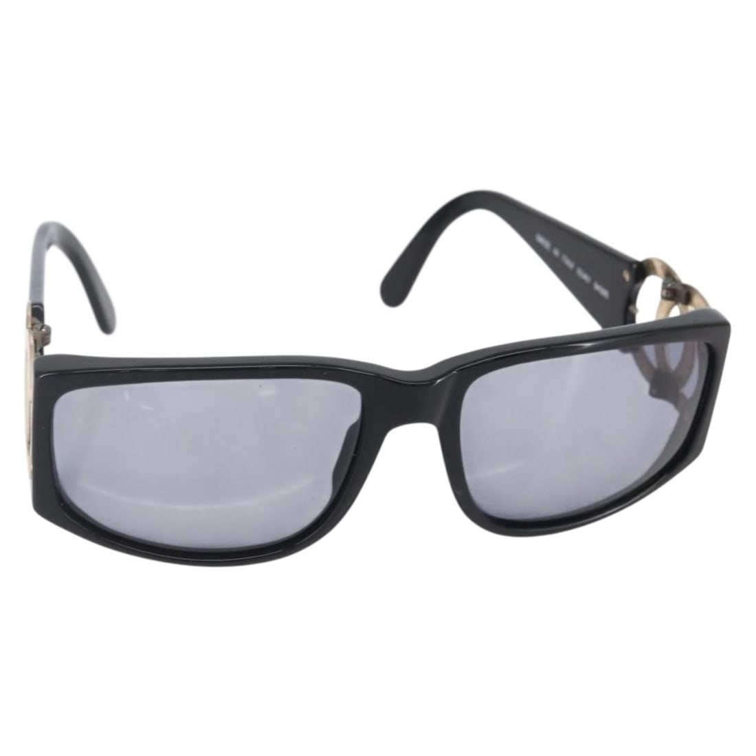 CHANEL Coco Black Sunglasses with Case Authentic Italy (1 of 11)