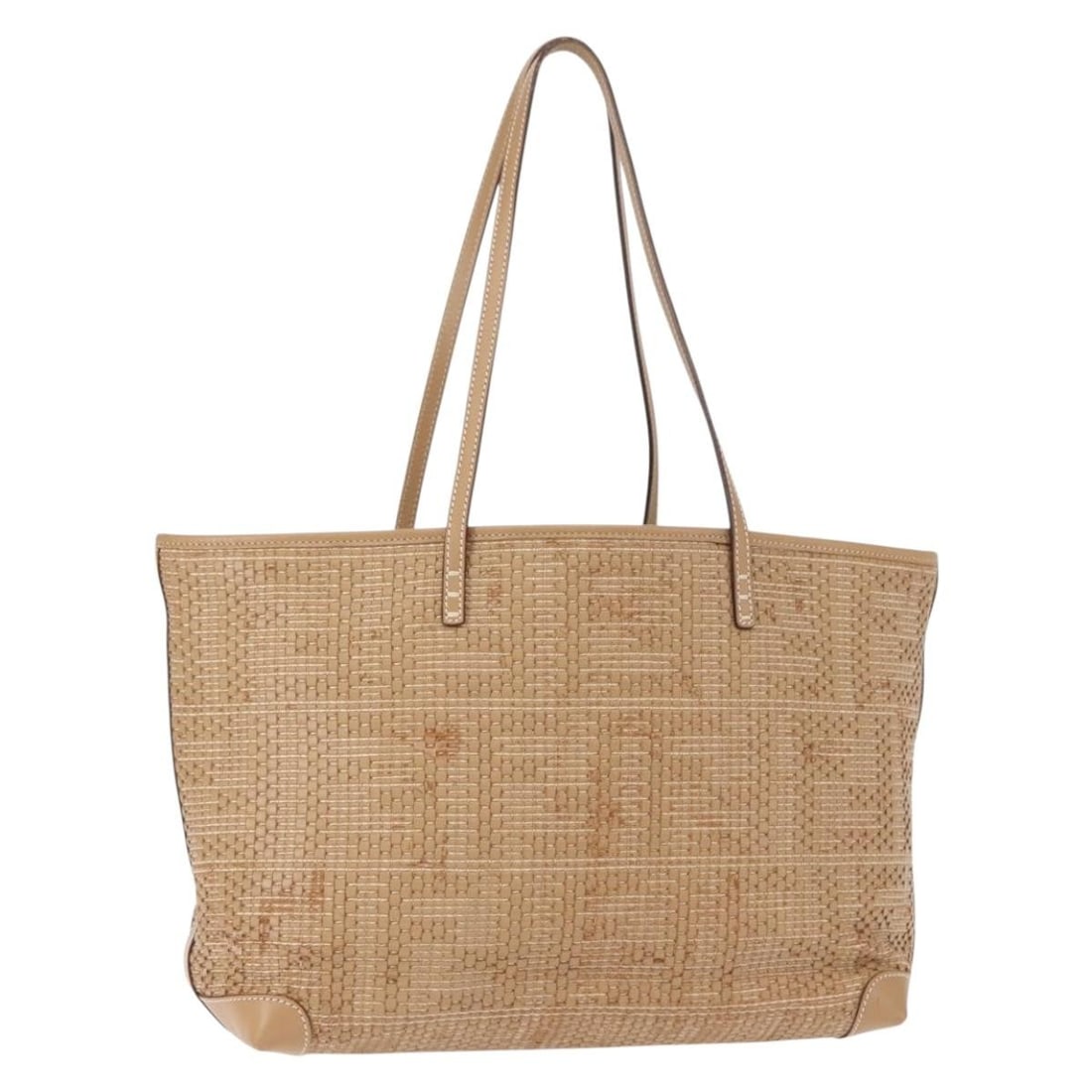 FENDI Beige Gold Leather Tote Bag Made in Italy Authentic: FENDI Beige Gold Leather Tote Bag Made in Italy Authentic This authentic FENDI Tote Bag is a stylish accessory crafted from luxurious beige leather with gold accents. Made in Italy, the bag features a