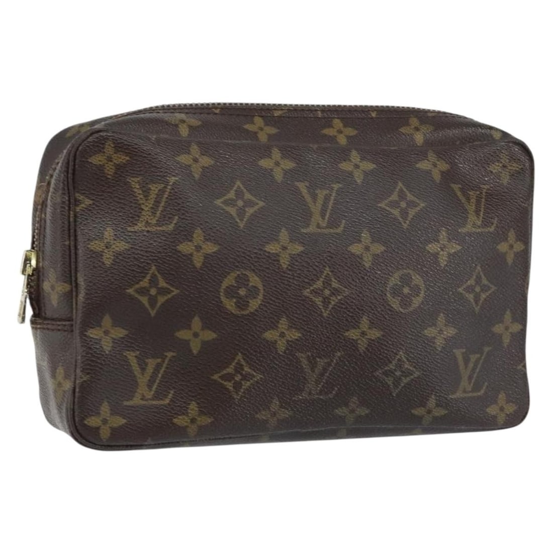 LOUIS VUITTON Monogram Trousse Toilette 23 Clutch Bag M47524 Auth: LOUIS VUITTON Monogram Trousse Toilette 23 Clutch Bag M47524 Auth This authentic LOUIS VUITTON Monogram Trousse Toilette 23 Clutch Bag is a stylish accessory crafted in France from durable Monogram Ca