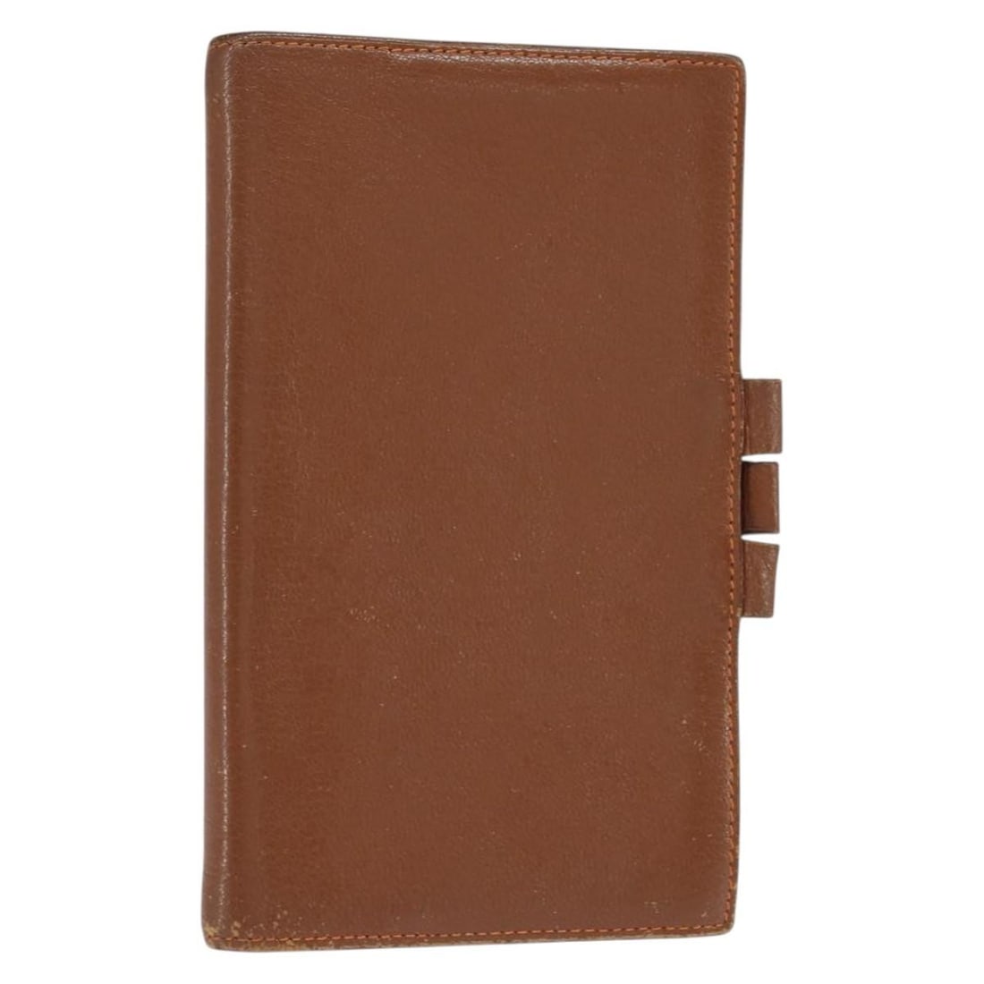 HERMES Leather Day Planner Cover Brown Orange Authentic France (1 of 18)