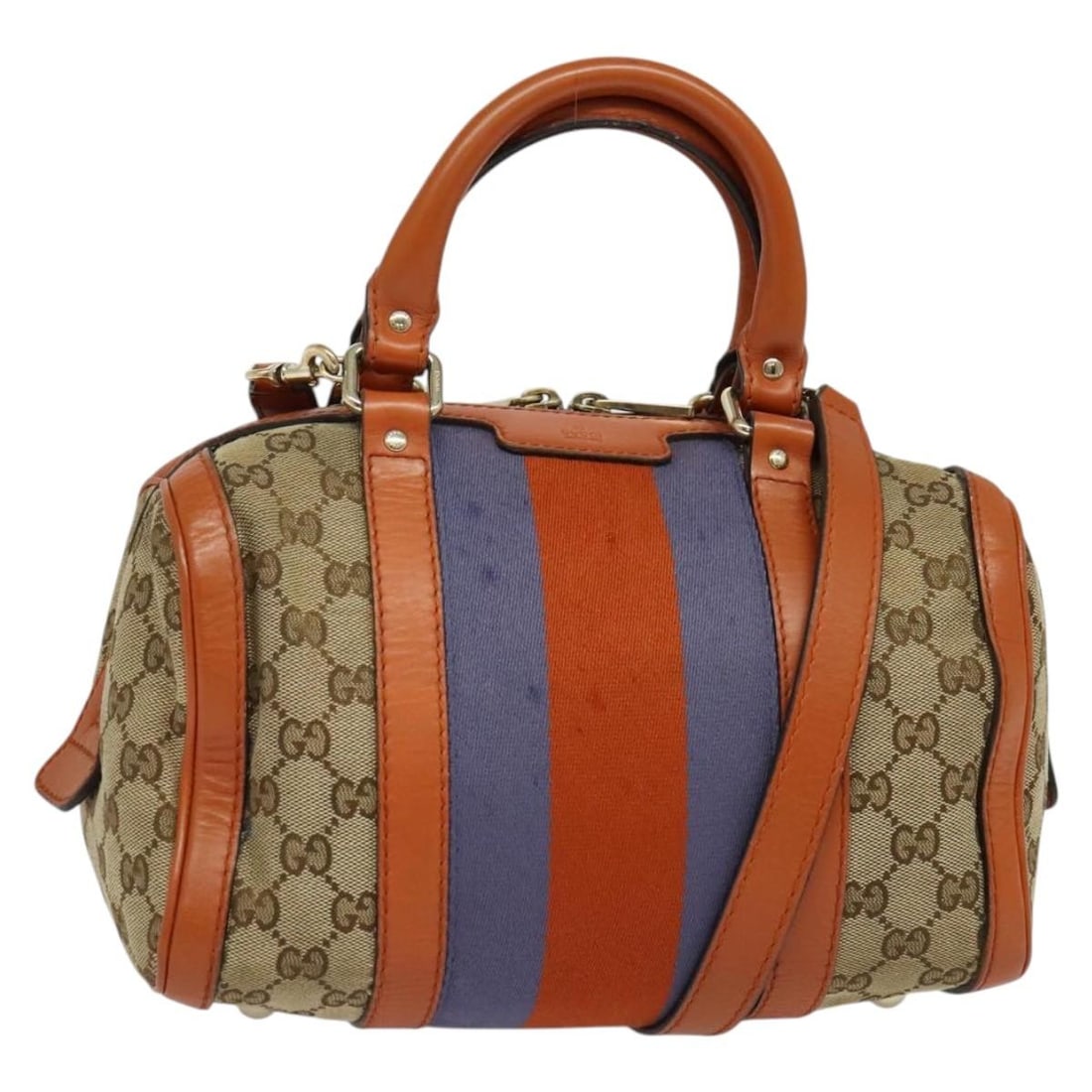 GUCCI GG Canvas Hand Bag Beige Gold 269876 Authentic Italy: GUCCI GG Canvas Hand Bag Beige Gold 269876 Authentic Italy This elegant GUCCI GG Canvas Hand Bag is a versatile accessory that can be used as a shoulder bag or carried by hand. Crafted in Italy, it fe