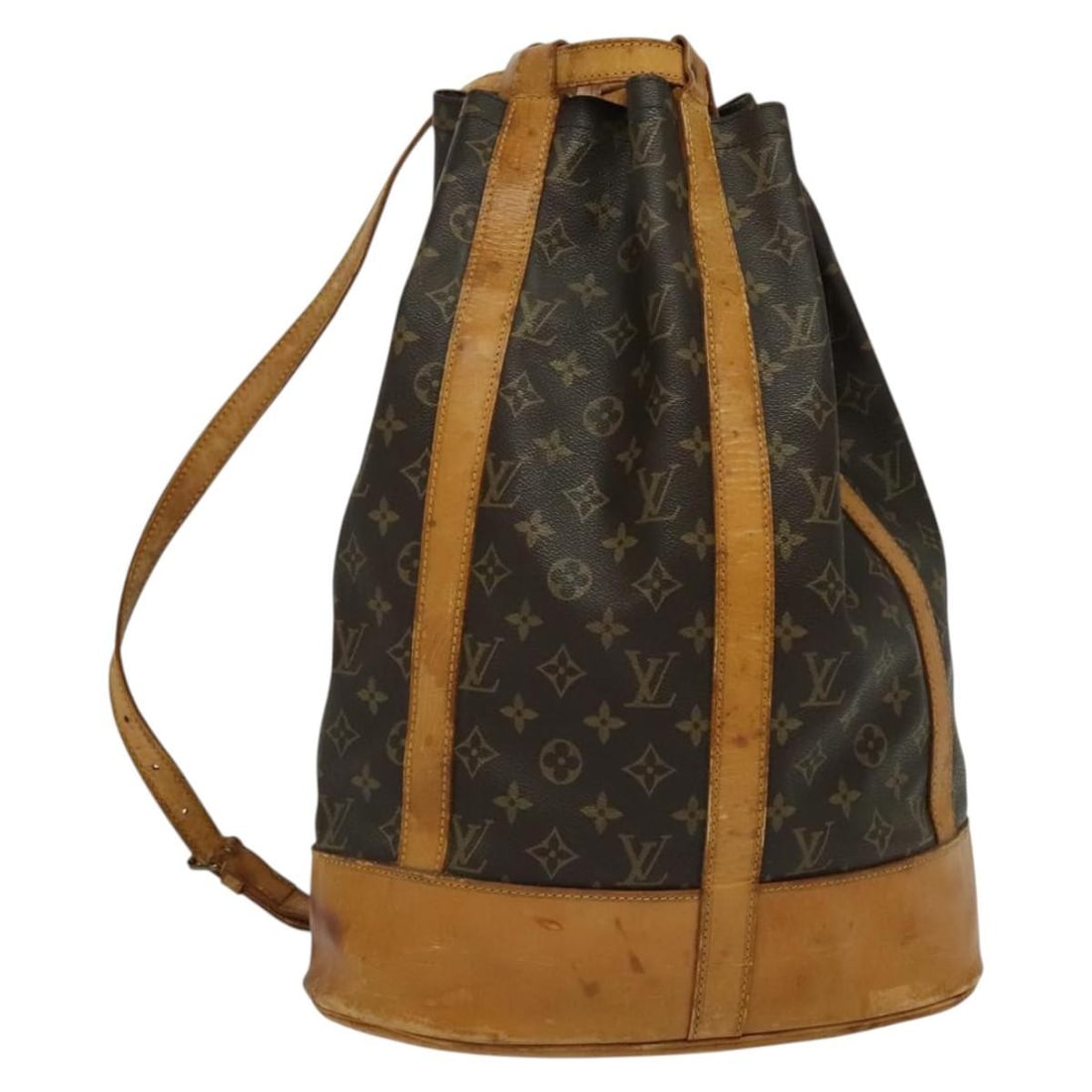 LOUIS VUITTON Monogram Randonnee GM Shoulder Bag M42244 Authentic (1 of 18)