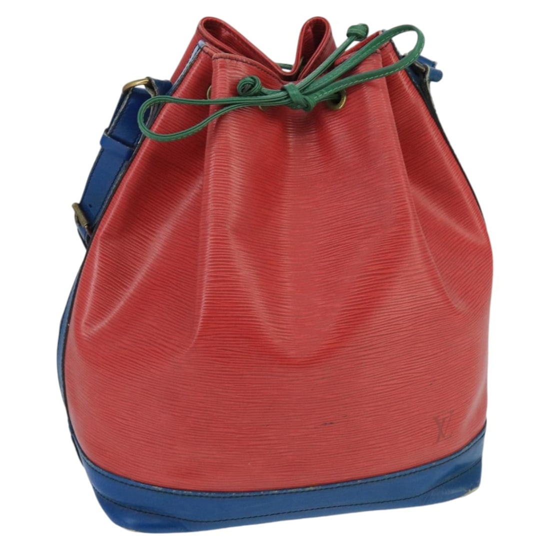 LOUIS VUITTON Epi Toriko Color Noe Shoulder Bag Red Blue Green M44084 (1 of 18)