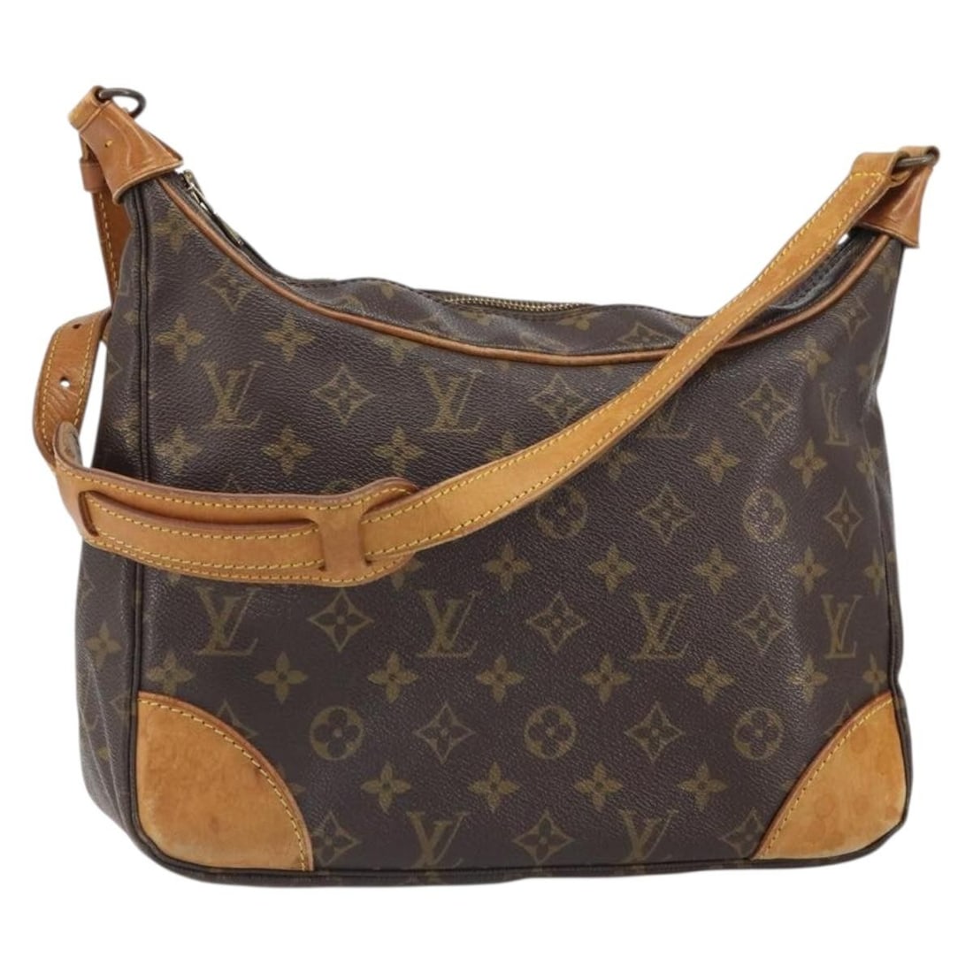 Louis Vuitton Boulogne 30 Monogram Canvas Shoulder Bag M51265 France: Louis Vuitton Boulogne 30 Monogram Canvas Shoulder Bag M51265 France This Louis Vuitton Boulogne 30 shoulder bag features the iconic Monogram canvas exterior and is designed for everyday use. The bag