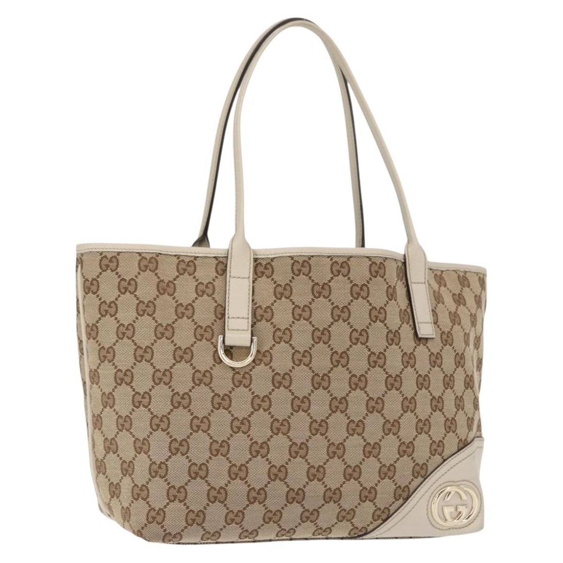 Beige Gold GG Canvas Tote by Gucci Model 169946 (1 of 18)