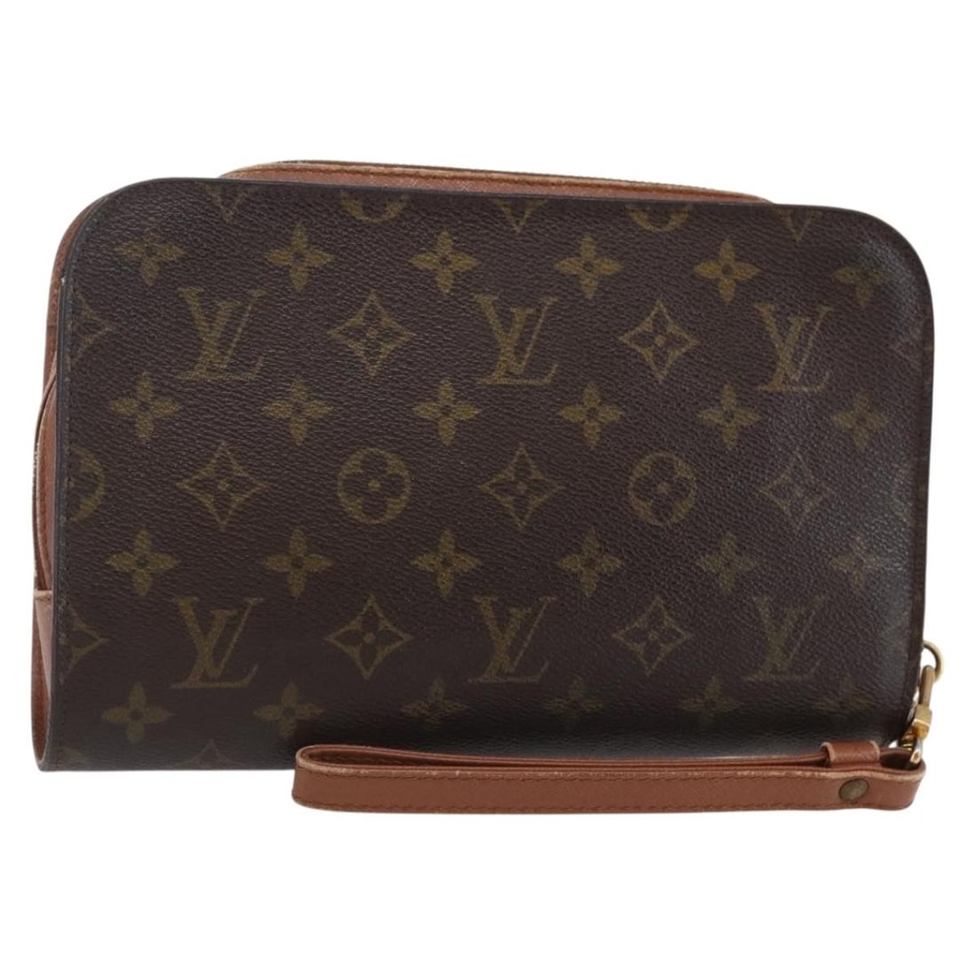 LOUIS VUITTON Monogram Orsay Clutch Bag M51790 Auth France (1 of 18)