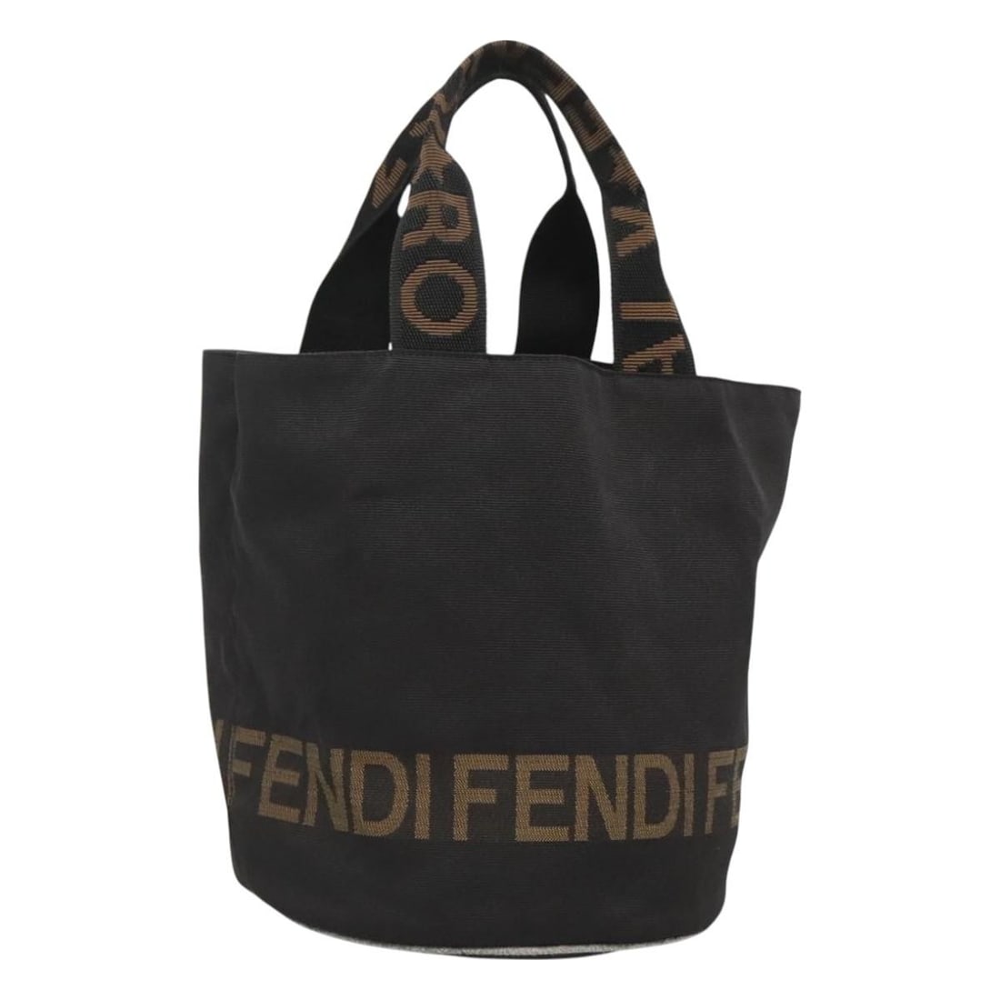 Fendi Nylon Hand Bag Black Brown Made in Italy (1 of 18)