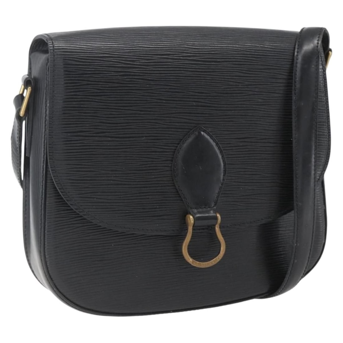 Louis Vuitton Epi Leather Saint Cloud GM Black Shoulder Bag M52192 (1 of 18)