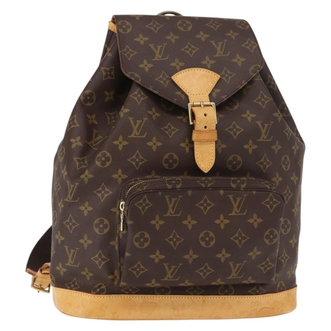 LOUIS VUITTON Monogram Montsouris GM Backpack M51135 Auth France (1 of 18)