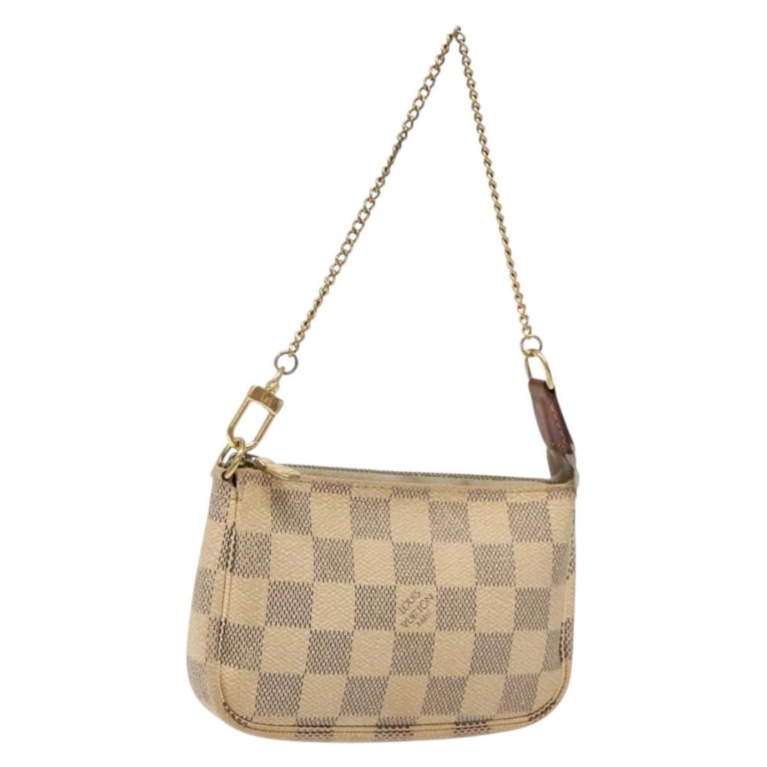 Louis Vuitton Damier Azur Mini Pochette Accessoires Pouch N63005 Auth: Louis Vuitton Damier Azur Mini Pochette Accessoires Pouch N63005 Auth This Louis Vuitton Damier Azur Mini Pochette Accessoires Pouch is a stylish and practical accessory made from Damier Azur canvas.