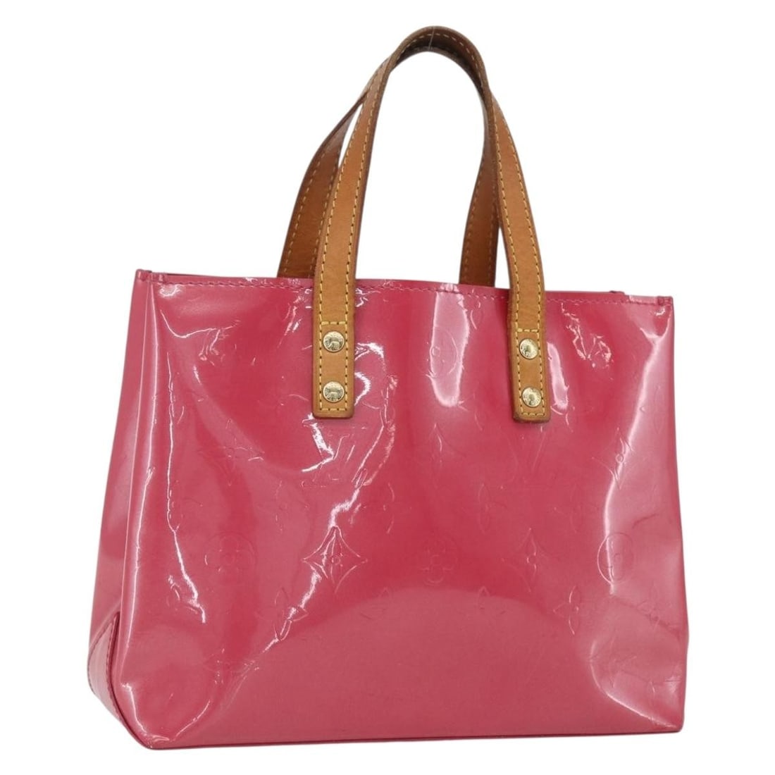 Louis Vuitton Vernis Reade PM Patent Leather Handbag Fran Boise M9132F: Louis Vuitton Vernis Reade PM Patent Leather Handbag Fran Boise M9132F This Louis Vuitton Monogram Vernis Reade PM handbag features a glossy patent leather exterior in the Fran Boise color. Designed i