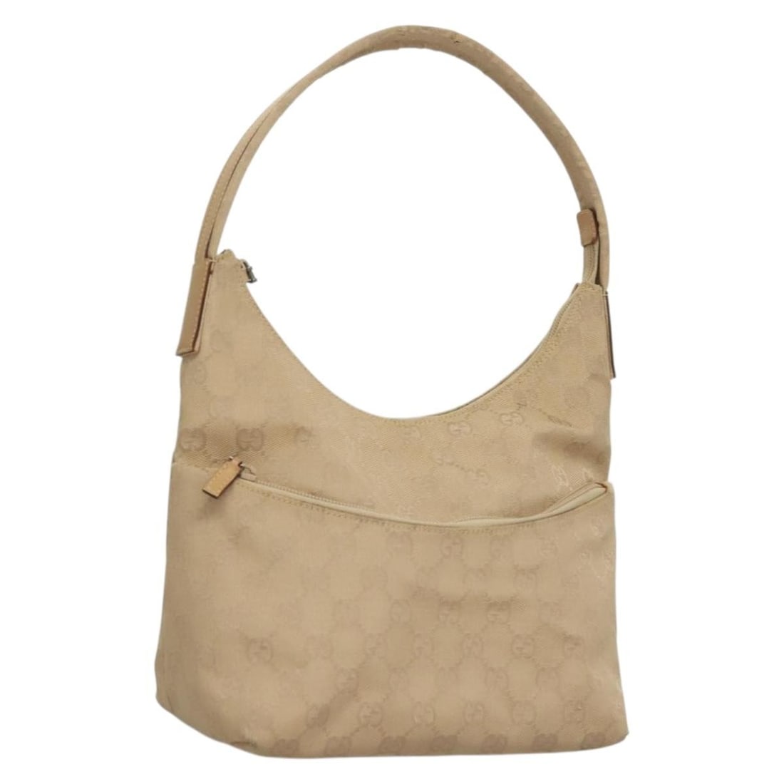 GUCCI GG Canvas Beige Shoulder Bag 001 3386 Auth Italy (1 of 18)