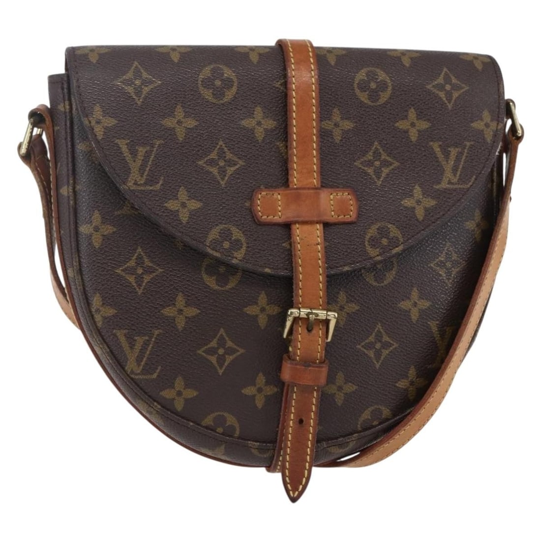 LOUIS VUITTON Monogram Chantilly MM Shoulder Bag M51233 Auth France: LOUIS VUITTON Monogram Chantilly MM Shoulder Bag M51233 Auth France This LOUIS VUITTON Monogram Chantilly MM Shoulder Bag combines elegance and practicality. Crafted from durable Monogram Canvas, this