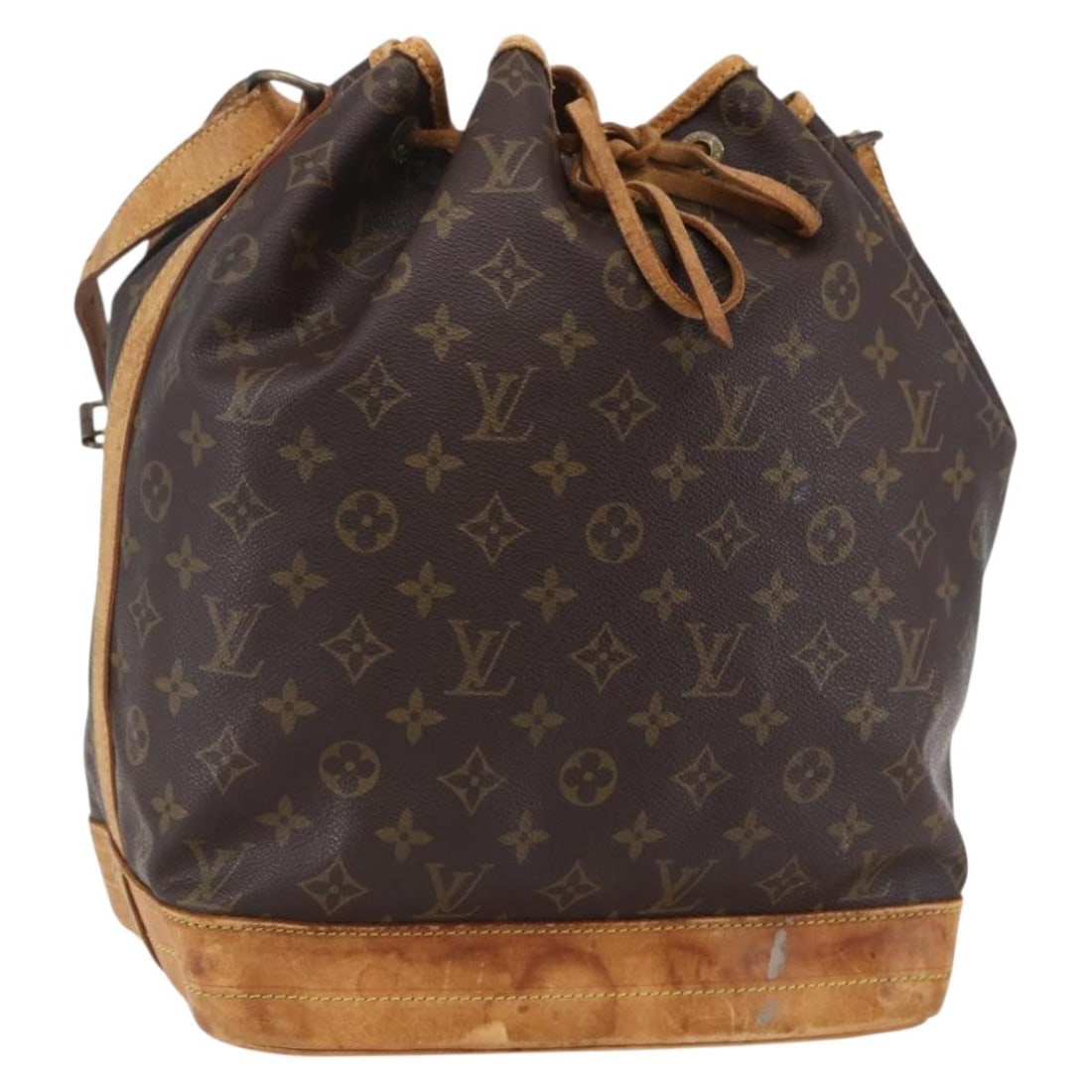 LOUIS VUITTON Monogram Noe Shoulder Bag M42224 Auth France (1 of 18)