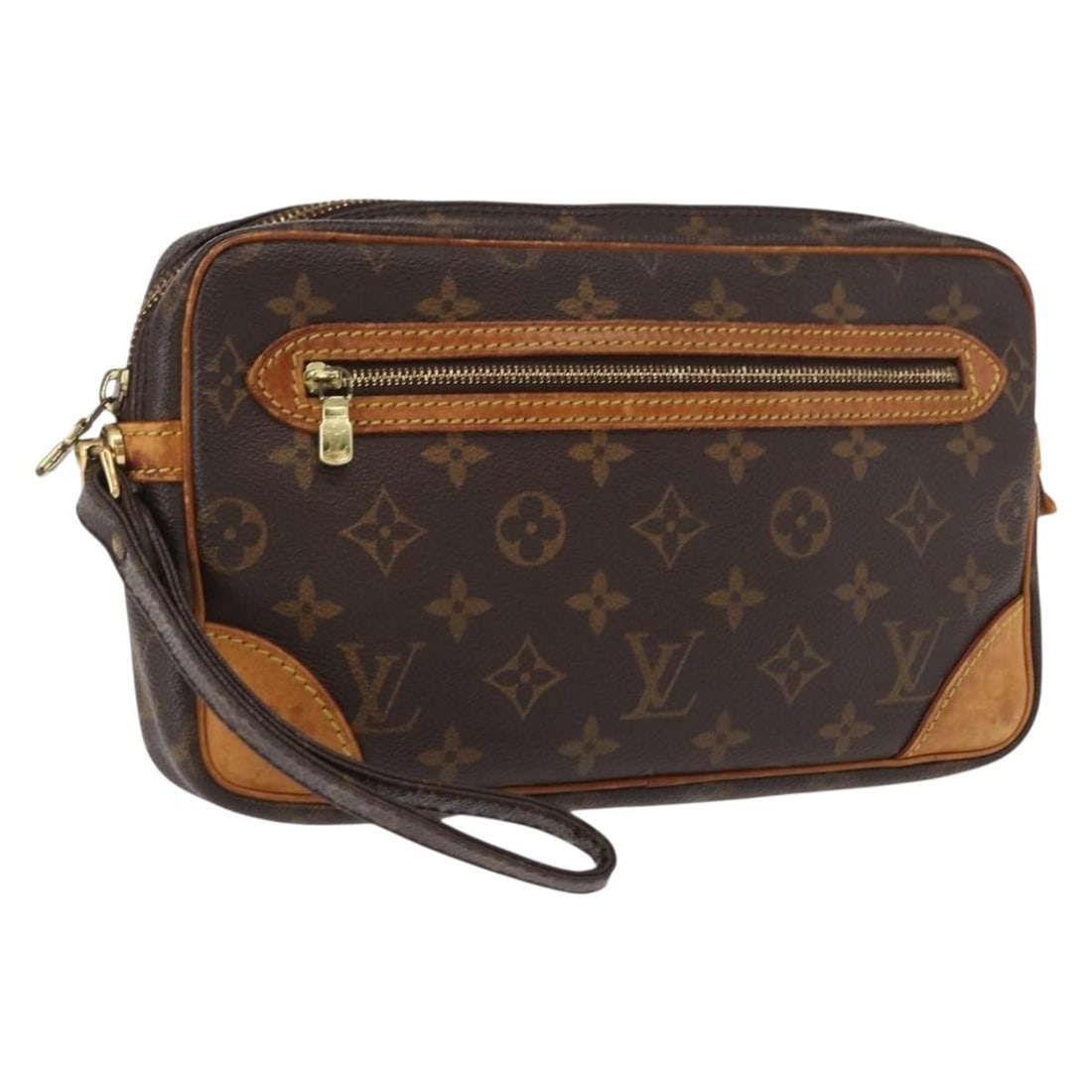 Louis Vuitton Marly Dragonne GM Monogram Canvas Clutch Bag M51825: Louis Vuitton Marly Dragonne GM Monogram Canvas Clutch Bag M51825 This is a Louis Vuitton Monogram Marly Dragonne GM clutch bag crafted from signature Monogram canvas. The bag is manufactured in Franc