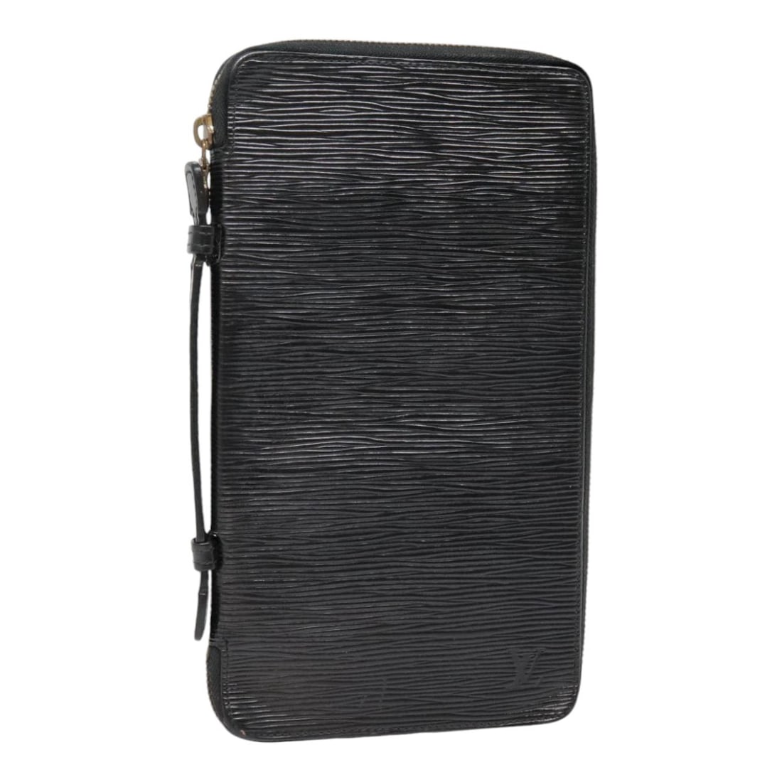 LOUIS VUITTON Epi Leather Travel Case Black Organizer Auth AM7001: LOUIS VUITTON Epi Leather Travel Case Black Organizer Auth AM7001 This LOUIS VUITTON Epi Organizer De Voyage Travel Case is a functional and stylish accessory crafted from durable Epi leather in a sle