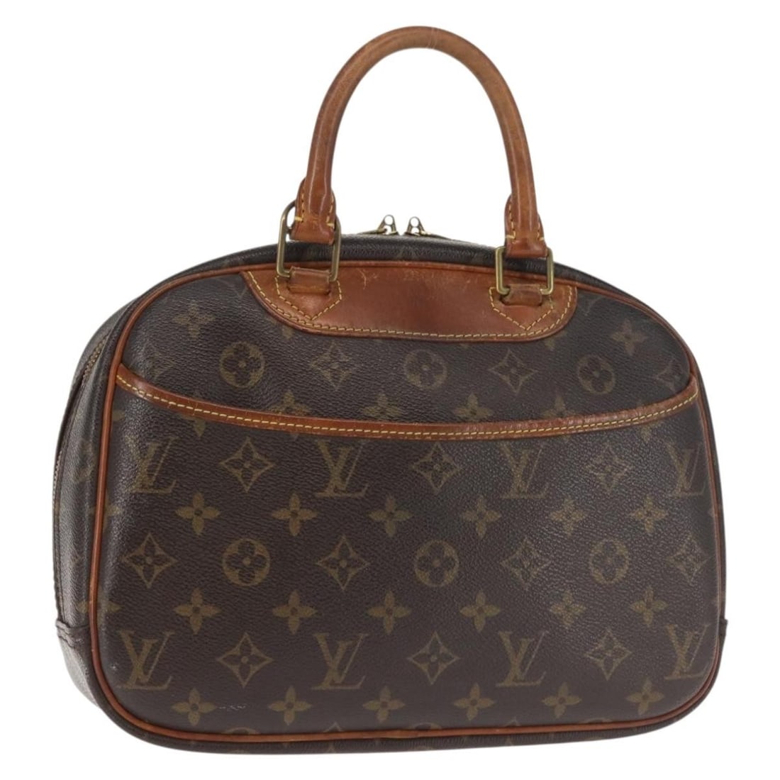 LOUIS VUITTON Monogram Trouville Hand Bag M42228 Authentic France (1 of 18)