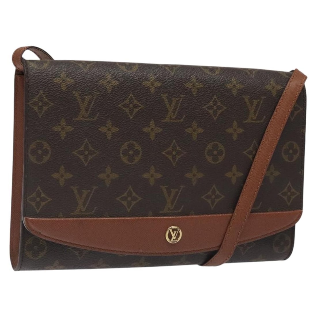 Louis Vuitton Bordeaux Monogram Canvas Shoulder Bag M51797 France (1 of 18)