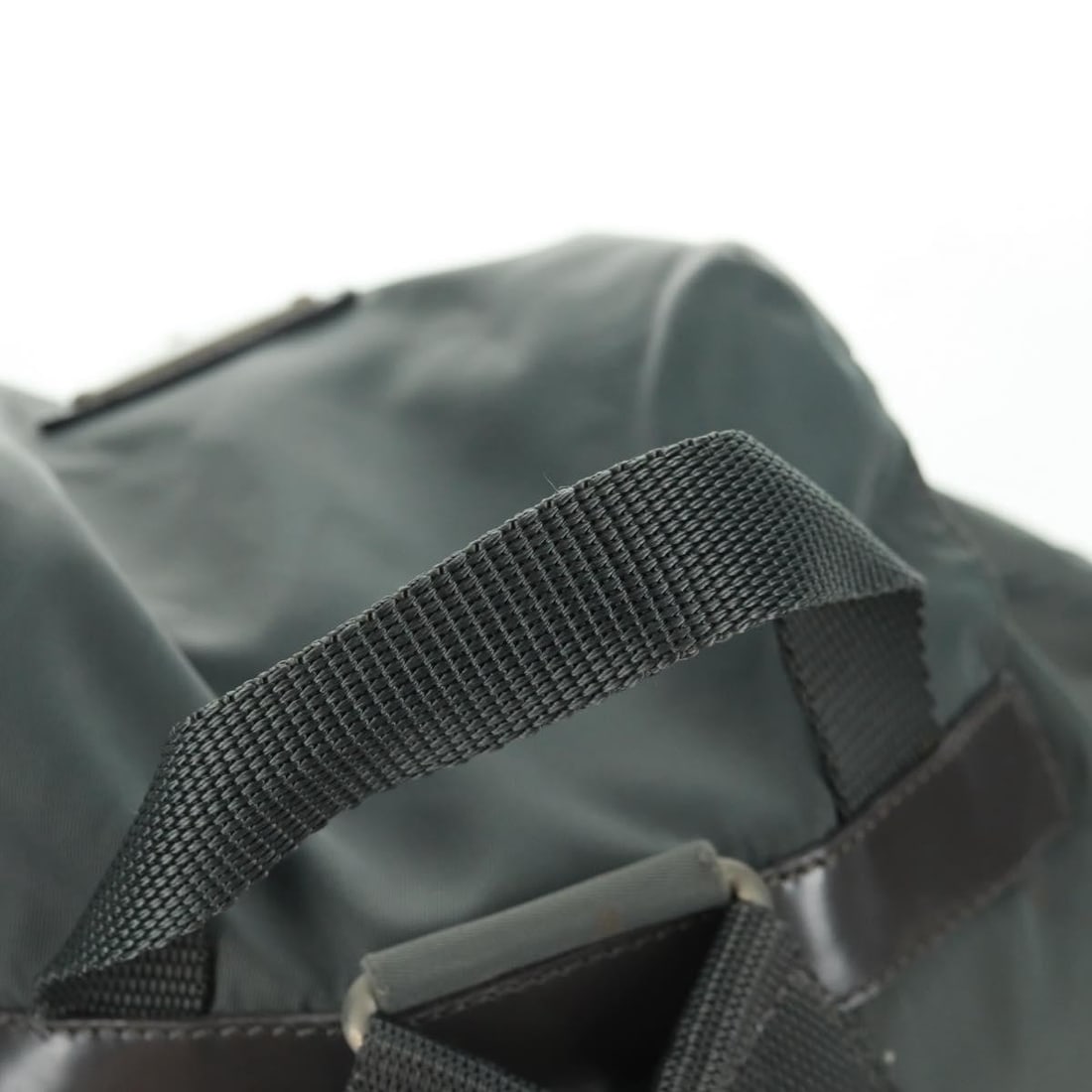 Nylon Gray Silver PRADA Backpack Made in Italy - 7