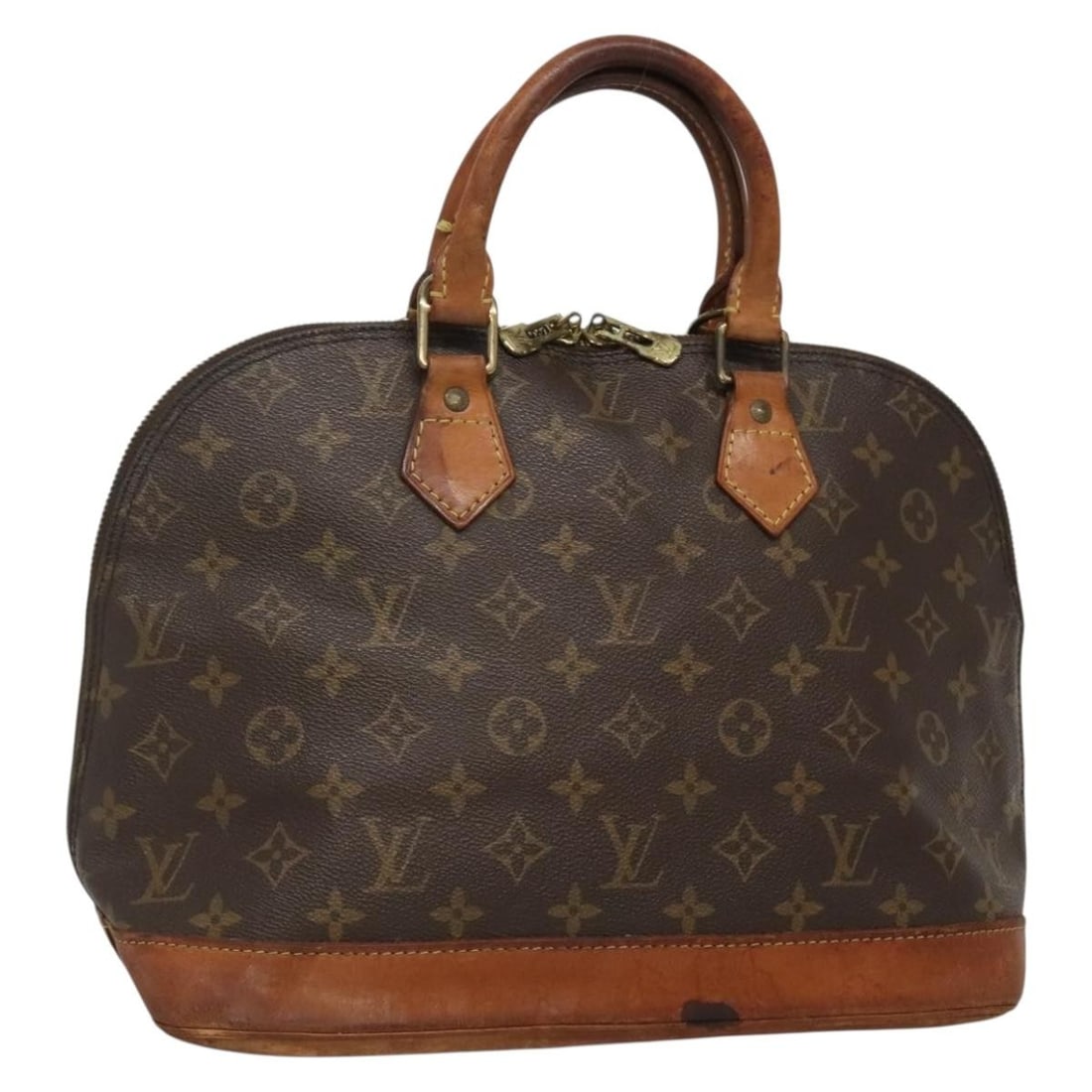 Authentic LOUIS VUITTON Monogram Alma Hand Bag M51130 Made in France (1 of 18)