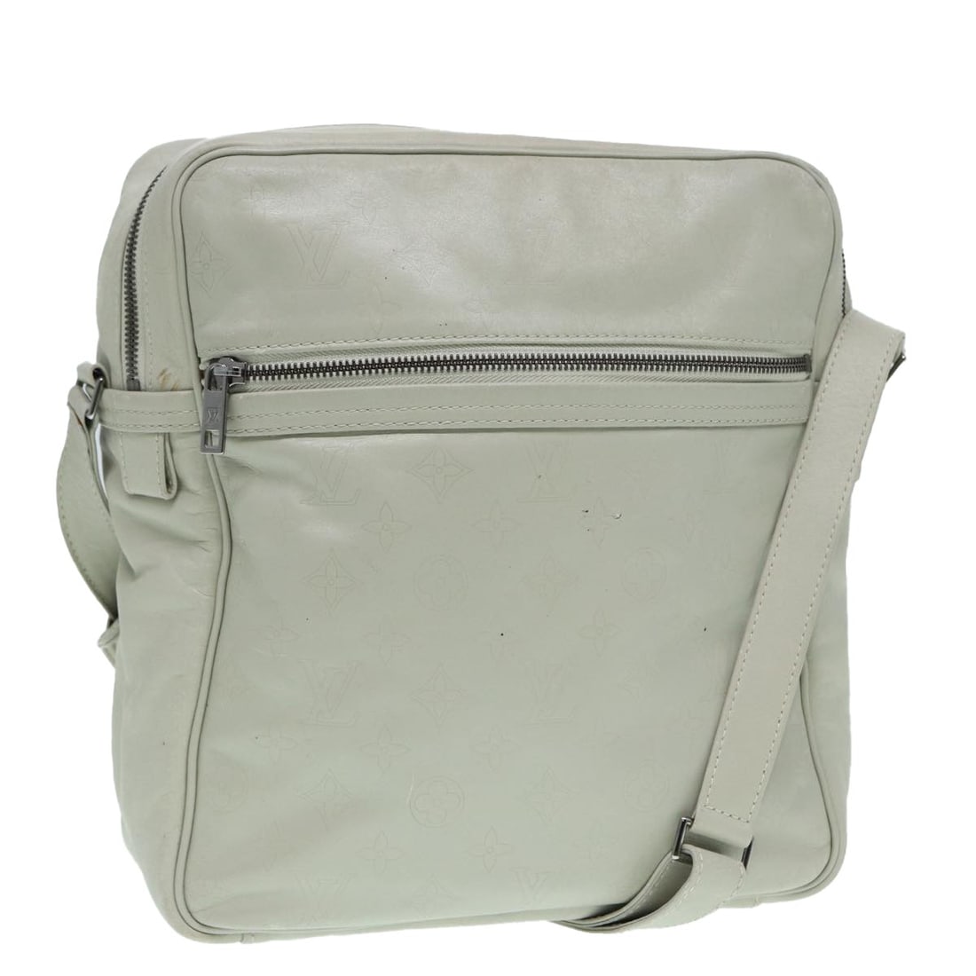 LOUIS VUITTON Monogram Difference Clarkson Shoulder Bag White M92358 (1 of 18)