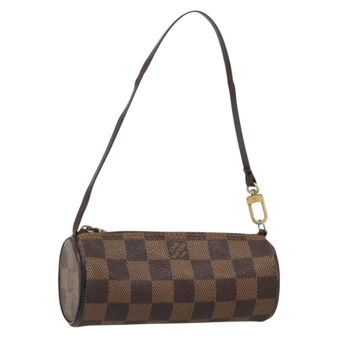 LOUIS VUITTON Damier Ebene Papillon Pouch Authentic France: LOUIS VUITTON Damier Ebene Papillon Pouch Authentic France This Louis Vuitton Damier Ebene Papillon Pouch is a stylish and versatile accessory crafted from signature Damier Ebene canvas. Made in Franc
