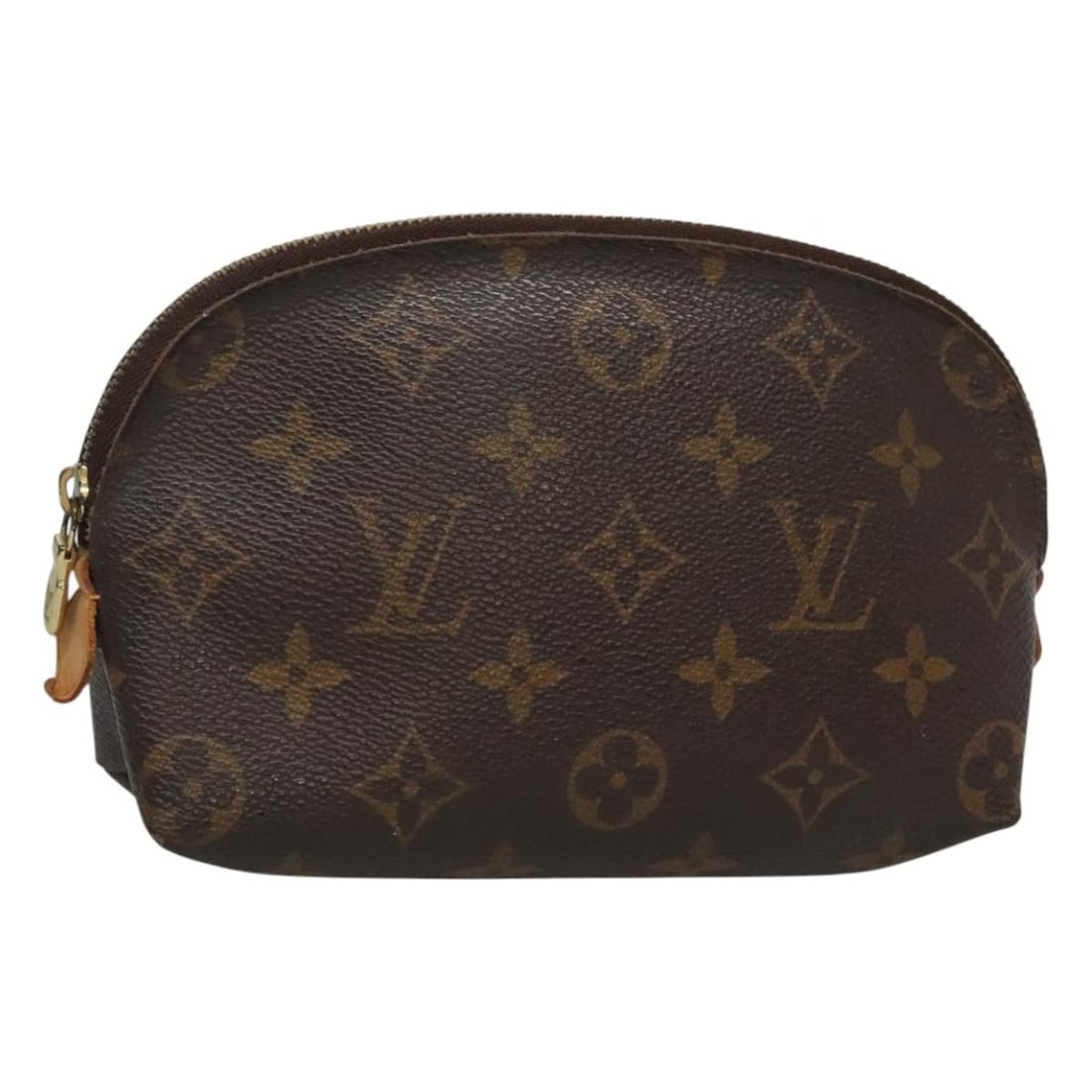 LOUIS VUITTON Monogram Cosmetic Pouch M47515 Made in Spain: LOUIS VUITTON Monogram Cosmetic Pouch M47515 Made in Spain This authentic LOUIS VUITTON Monogram Pochette Cosmetic PM is a stylish and practical accessory designed for your cosmetic needs. Crafted fro