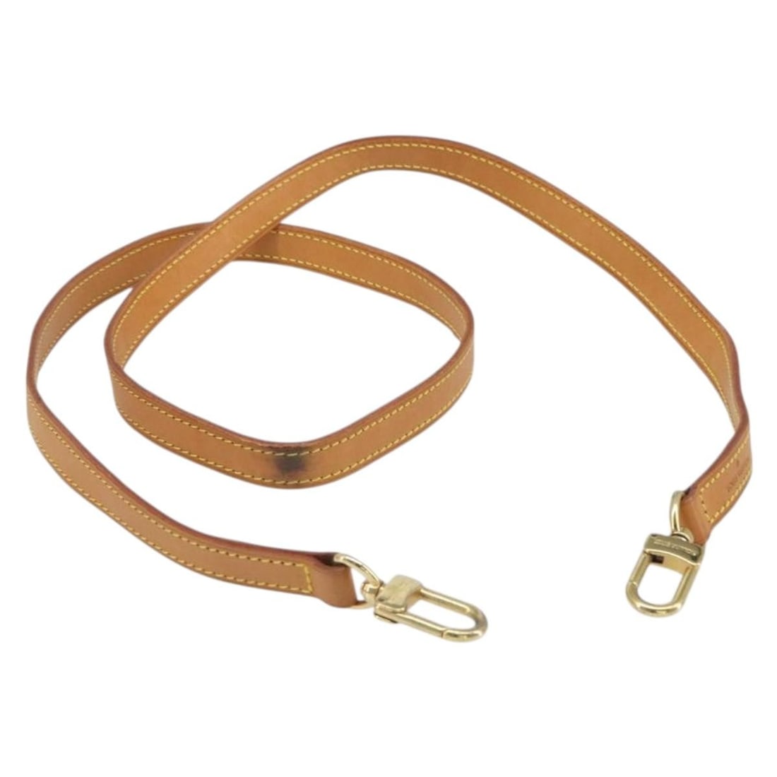 Beige Leather Shoulder Strap by Louis Vuitton 44.1 Inch (1 of 10)