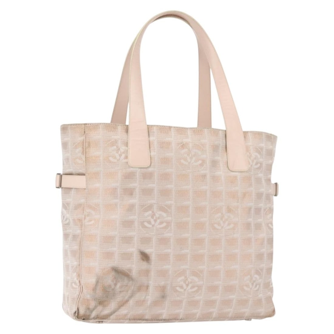 CHANEL New Travel Line Pink Tote Bag Nylon Made in Italy Auth BA5609 (1 of 18)