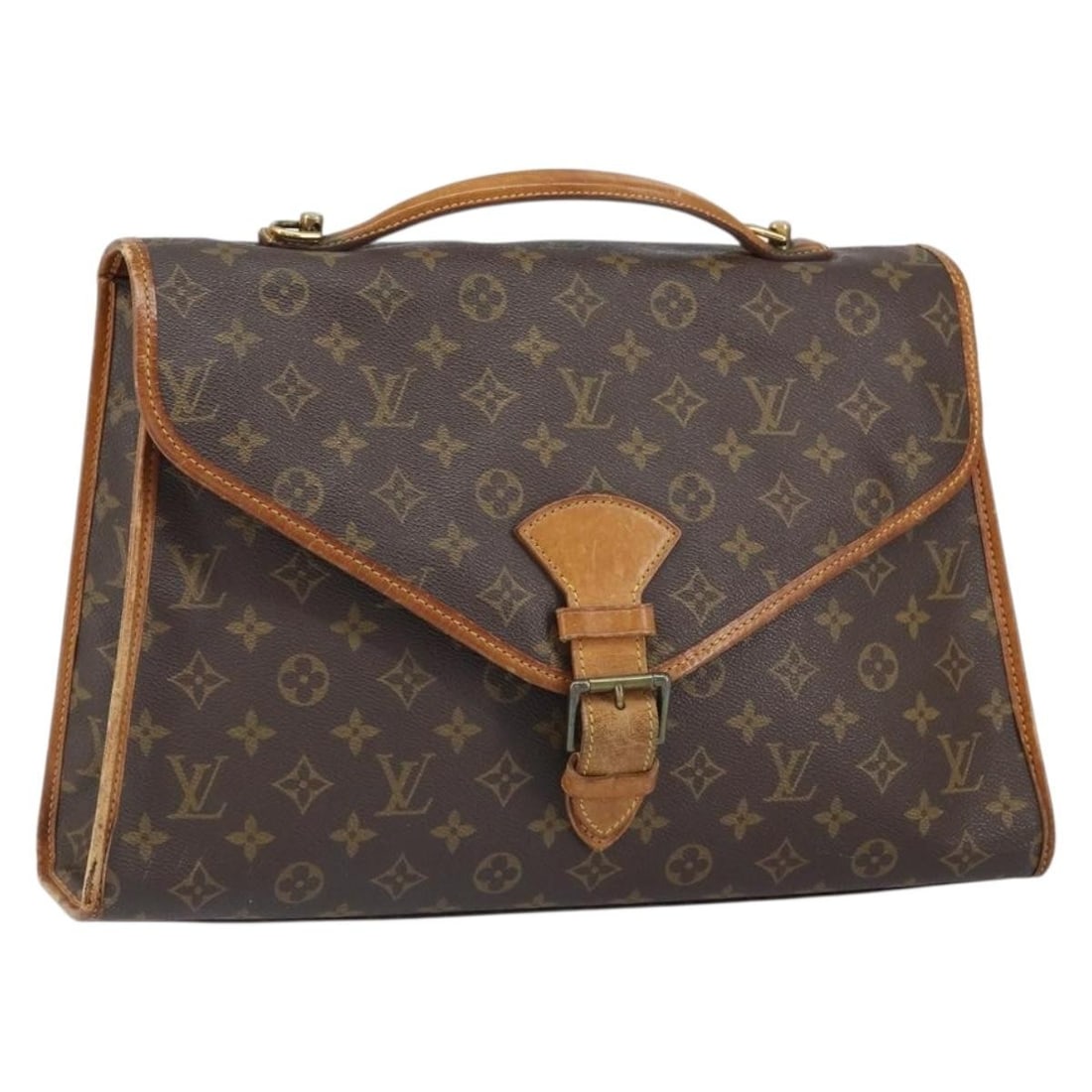 Louis Vuitton Beverly Monogram Canvas Handbag M51121 France: Louis Vuitton Beverly Monogram Canvas Handbag M51121 France This Louis Vuitton Beverly handbag features the signature Monogram canvas exterior and classic design. The bag is made in France and showcas